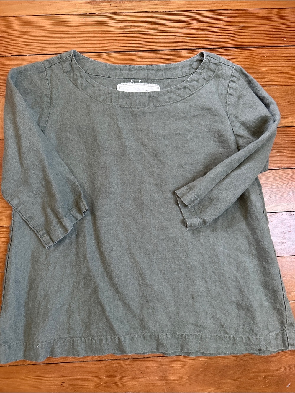 Not Perfect Linen January top